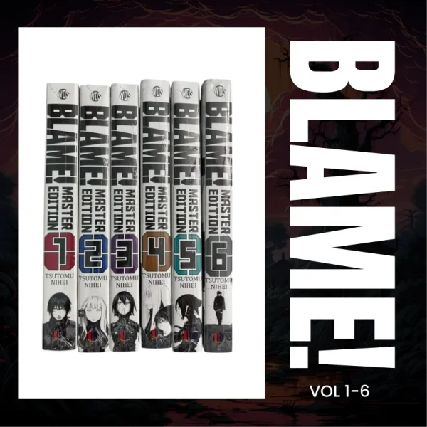 BLAME! Master Edition Manga Set, Vol. 1-6 by Tsutomu Nihei