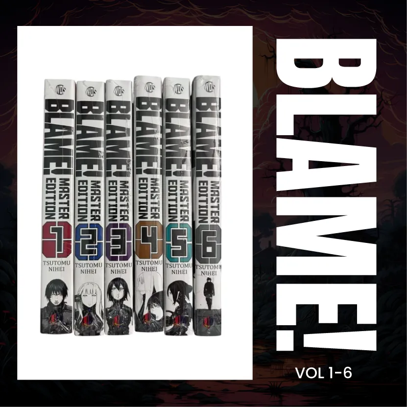 BLAME! Master Edition Manga Set, Vol. 1-6 by Tsutomu Nihei