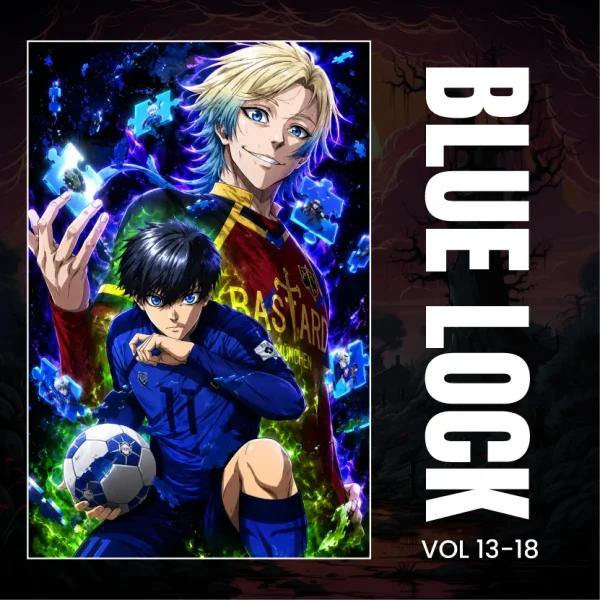 Blue Lock Manga Set, Vol. 13-18 (6-Book Collection)
