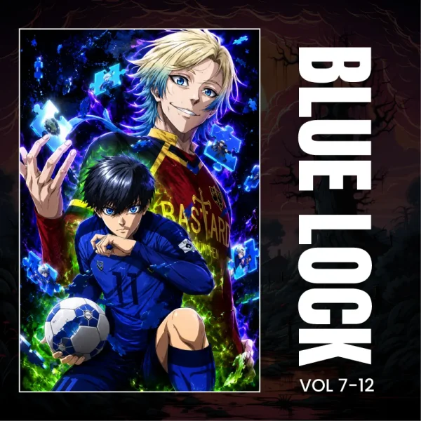 Blue Lock Manga Set, Vol. 7-12 (6-Book Collection)
