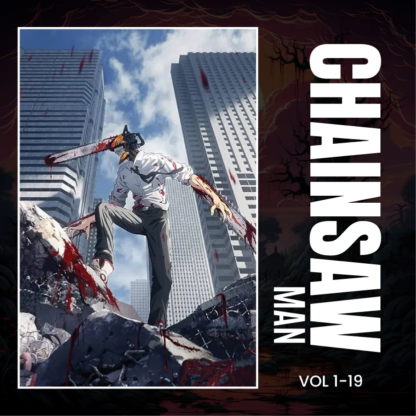 Chainsaw Man Complete Collection Manga Set, Vol. 1-19 + Buddy Stories