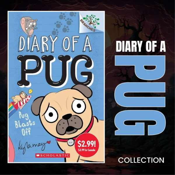 Diary of a Pug Collection Set, 9 Books