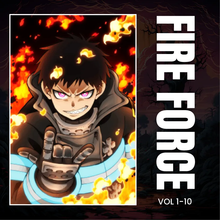 Fire Force Manga Set, Vol. 1-10