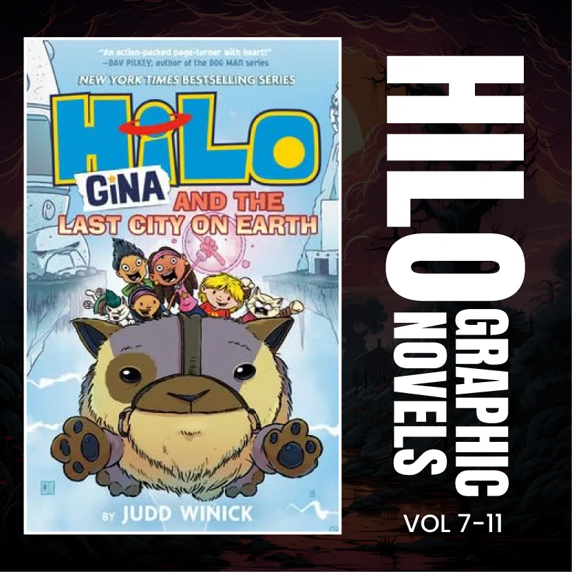 Hilo Graphic Novel Series Set, Books 7-11