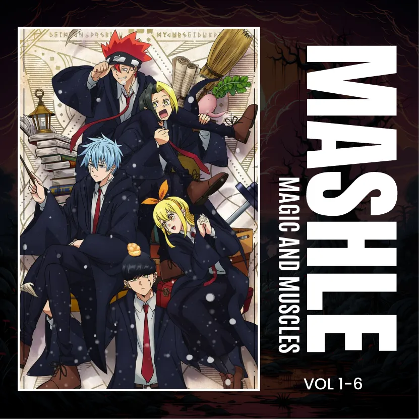 Mashle: Magic and Muscles Manga Bundle Set, Vol. 1-6