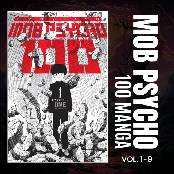 Mob Psycho 100 Manga Set, Vol. 1-9 + Reigen (10 Books)