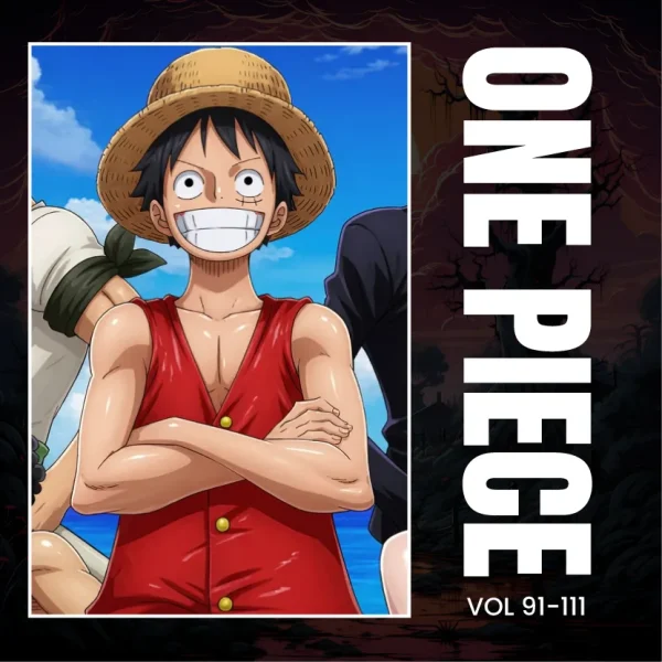One Piece Manga Box Set, Vol. 91-108 (18 Books)
