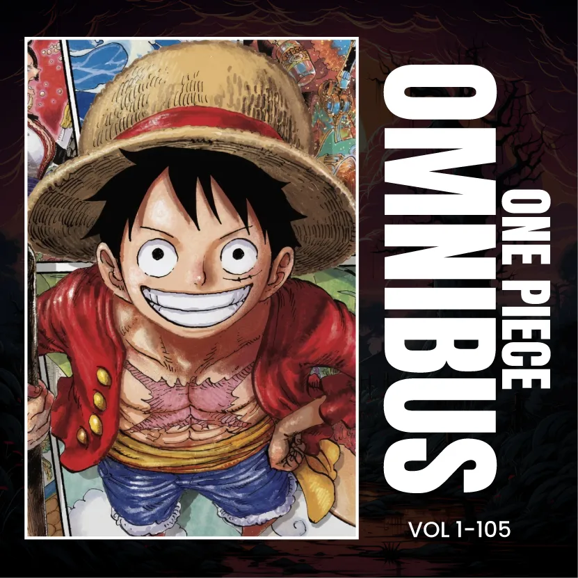 One Piece Omnibus Complete Manga Collection (35 Books, Vol. 1-105)