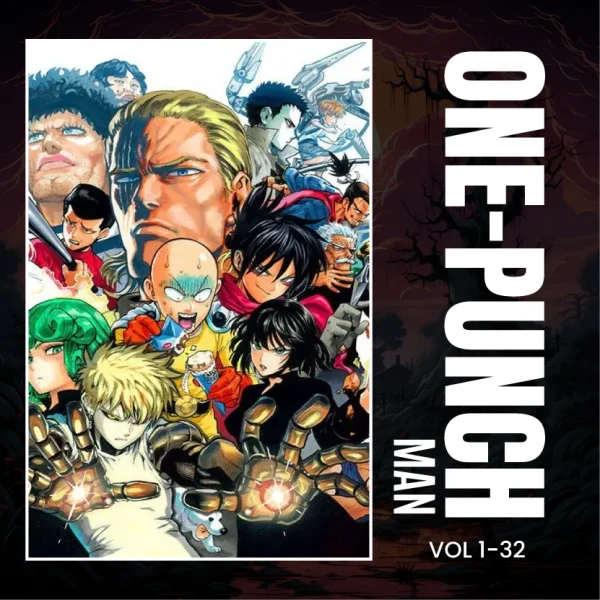 One-Punch Man Manga Set, Vol. 1-32