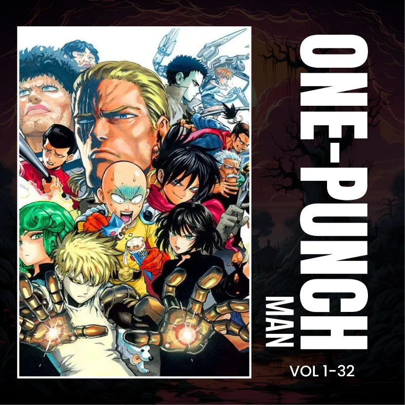 One-Punch Man Manga Set, Vol. 1-32