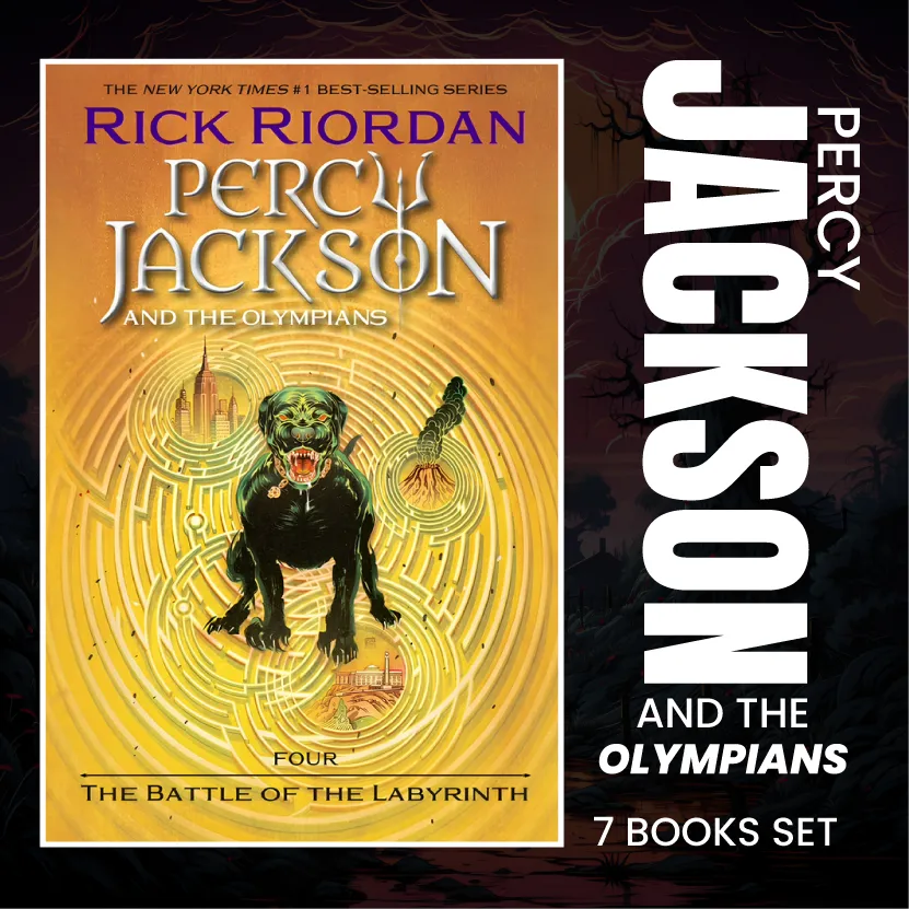 Percy Jackson and the Olympians Series 7 Books Set