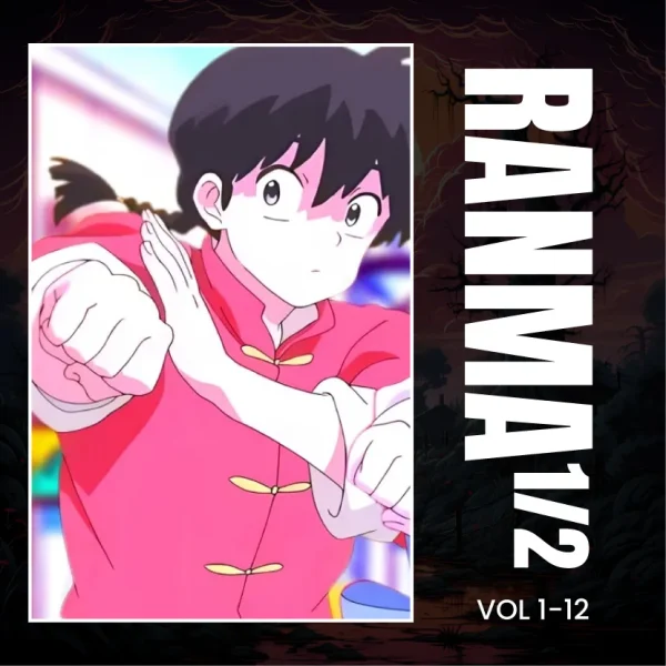 Ranma 1/2 (2-in-1 Edition) Manga Set, Vol. 1-12 (6 Books)