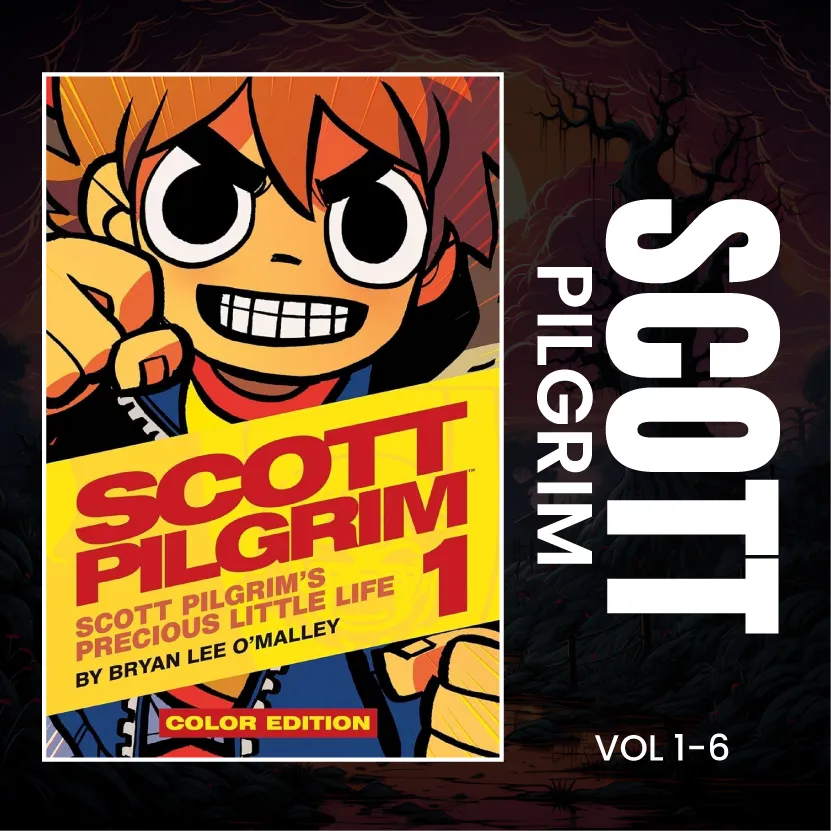 Scott Pilgrim Manga Set, Vol. 1-6