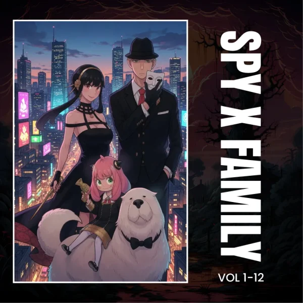 Spy x Family Complete Manga Set, Vol. 1-15 + Official Guide + Portrait (17 Books)