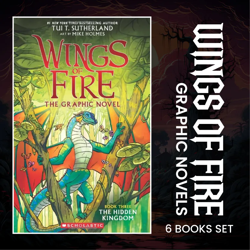 Wings of Fire Graphic Novels Set, 6 Books