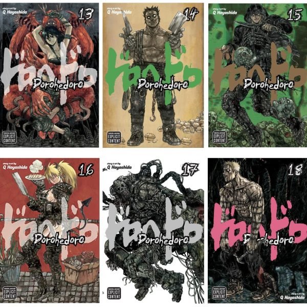 Dorohedoro Manga Bundle Set, Vol. 13-18 (6-Book Collection)