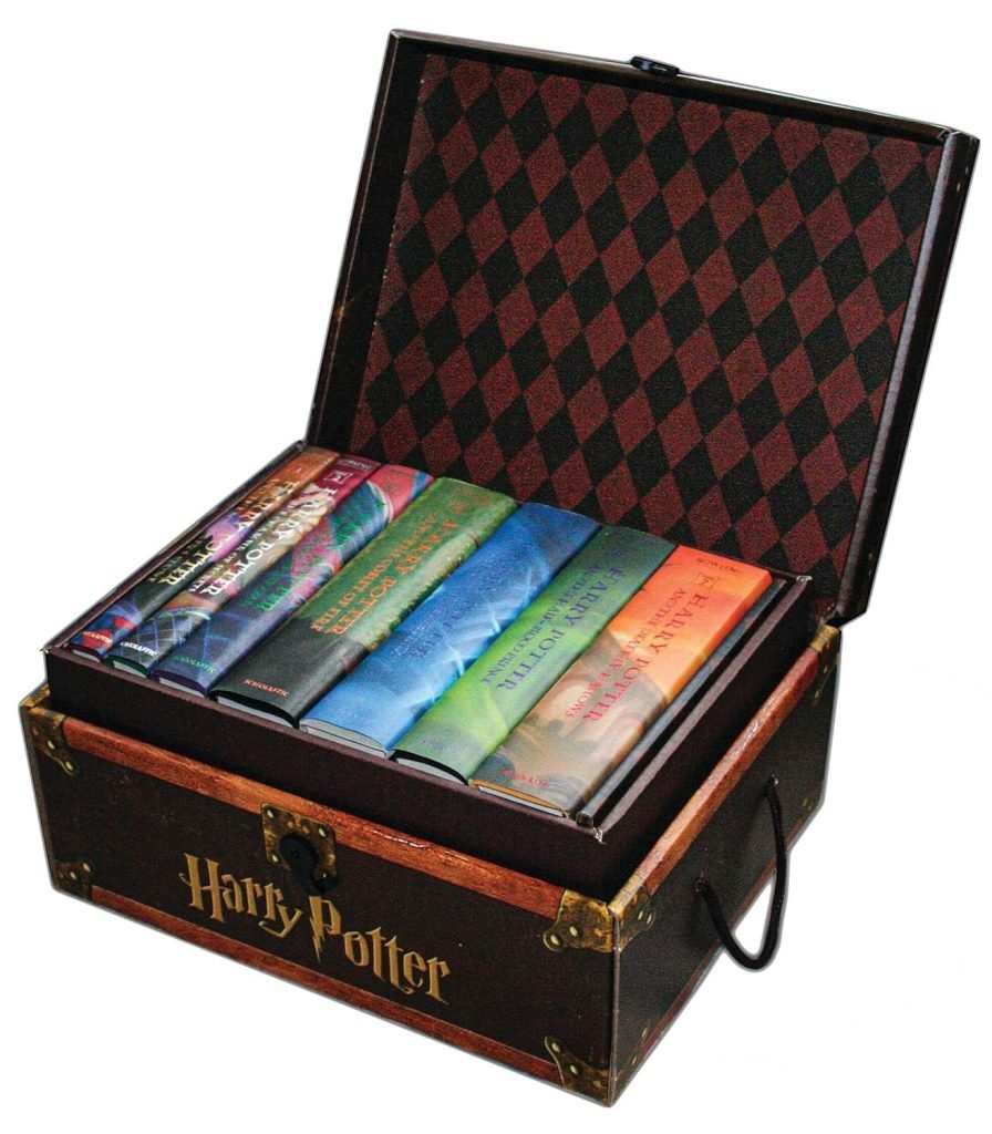 Harry Potter Hardcover Trunk Chest Boxed Set, Books 1-7