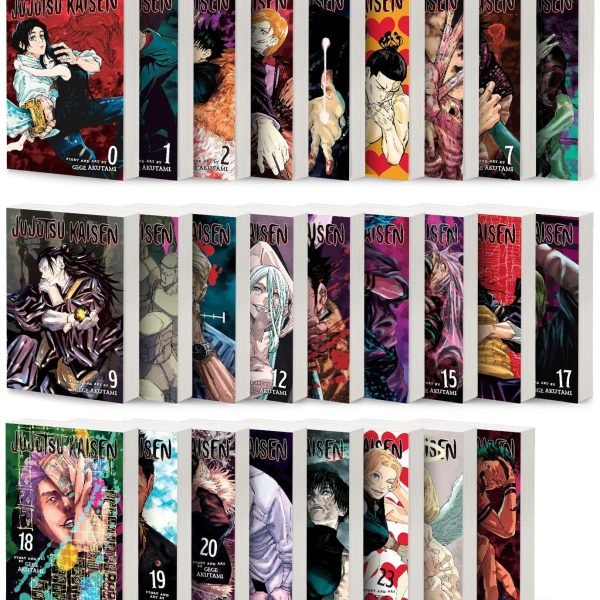 Jujutsu Kaisen Manga Collection Set, Vol. 0-24 (25 Books)