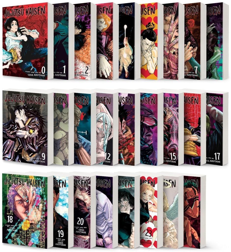 Jujutsu Kaisen Manga Collection Set, Vol. 0-24 (25 Books)