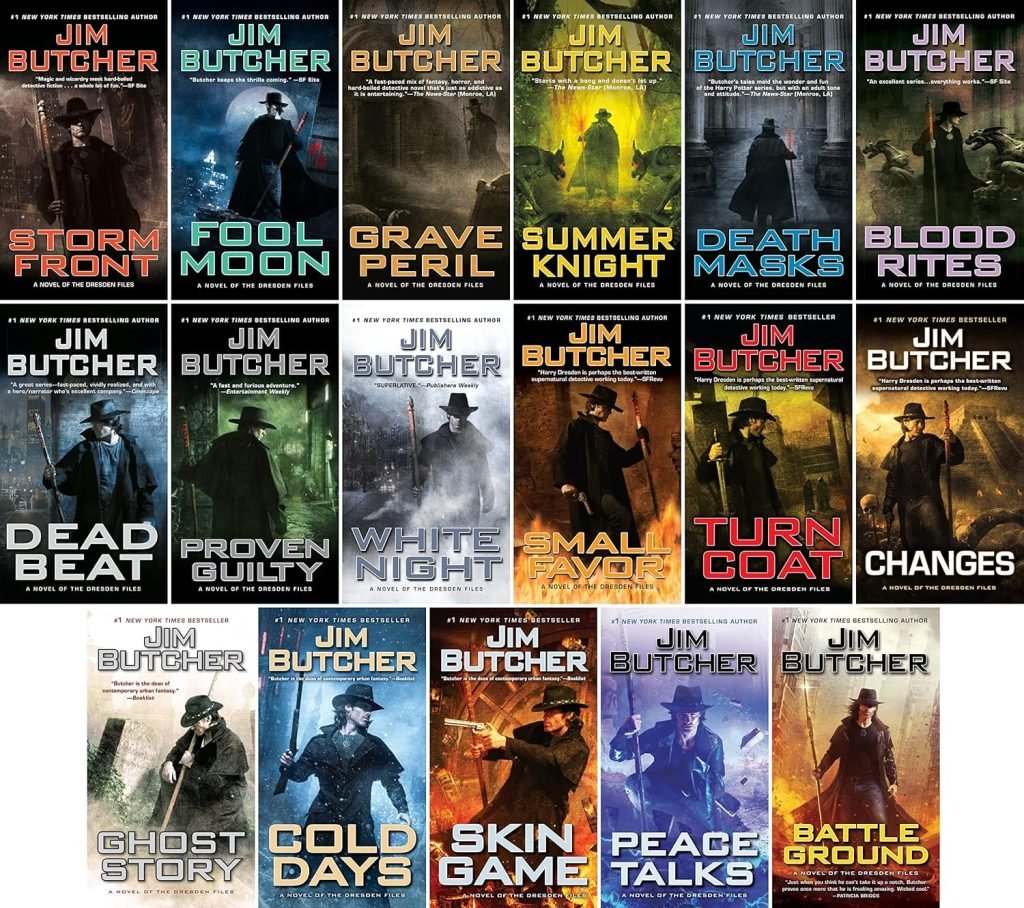 The Dresden Files Complete Series Set by Jim Butcher