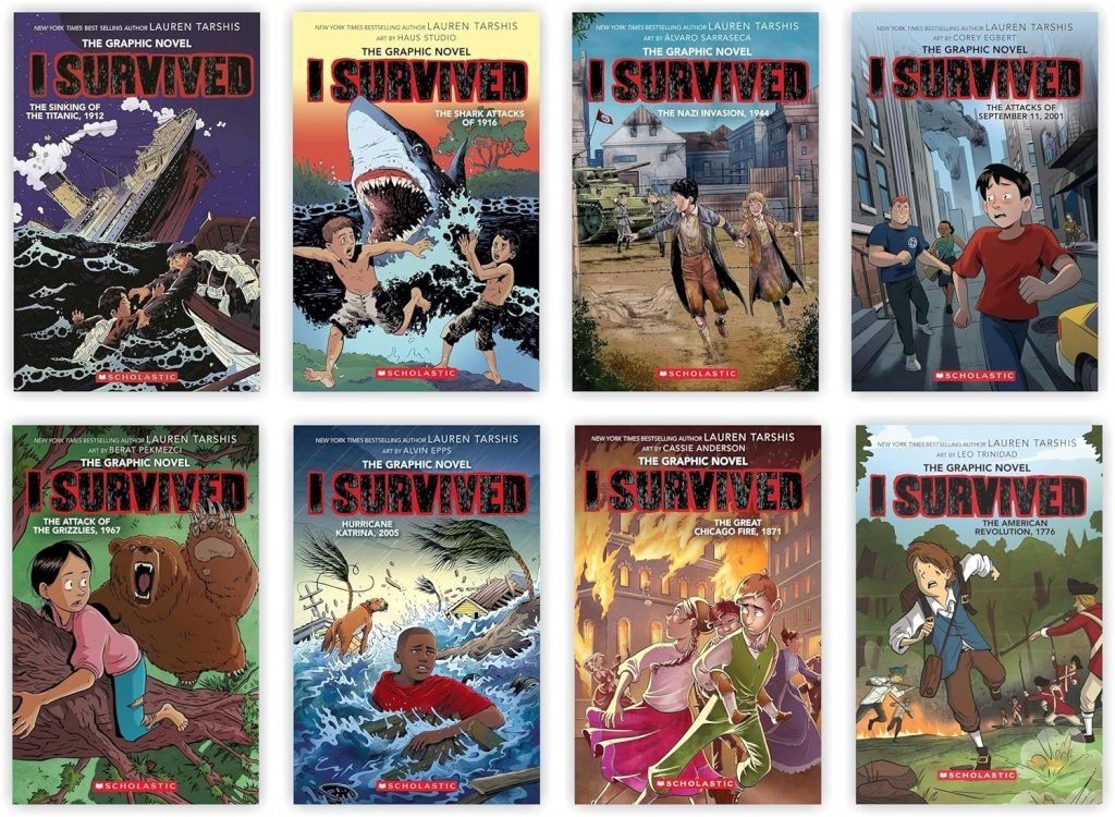 I Survived Graphic Novels Set, Books 1-8