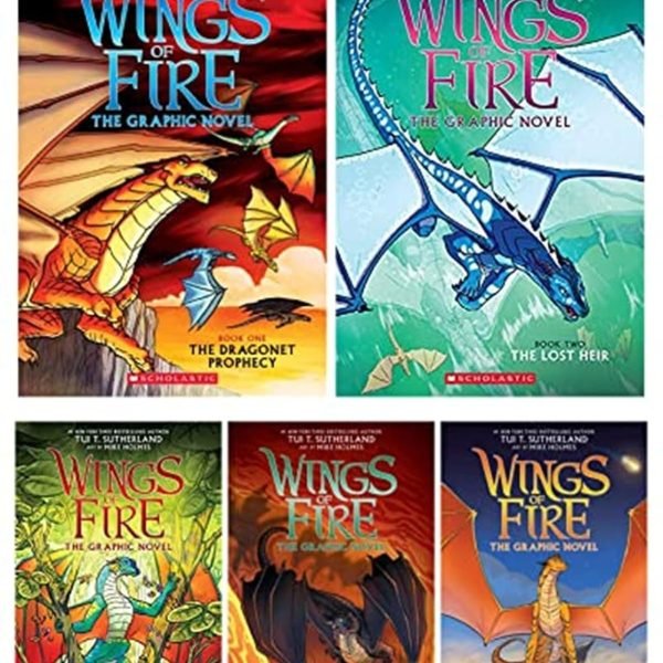 Wings of Fire Graphic Novels Set, Books 1-5