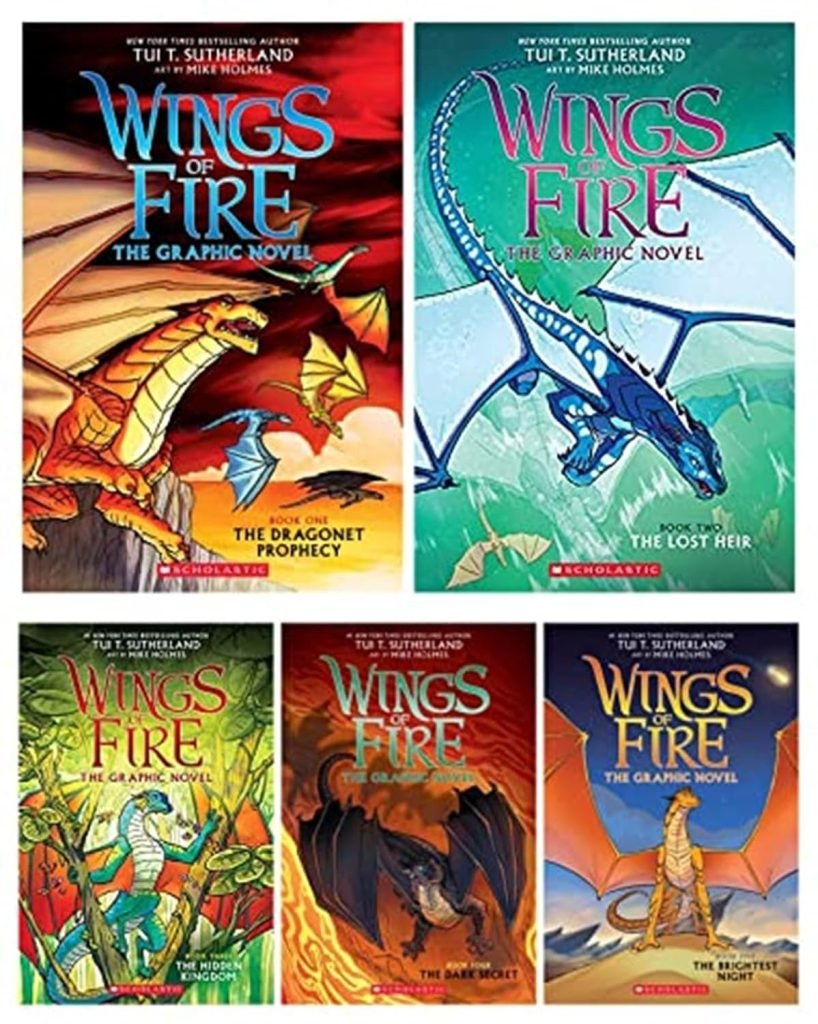 Wings of Fire Graphic Novels Set, Books 1-5