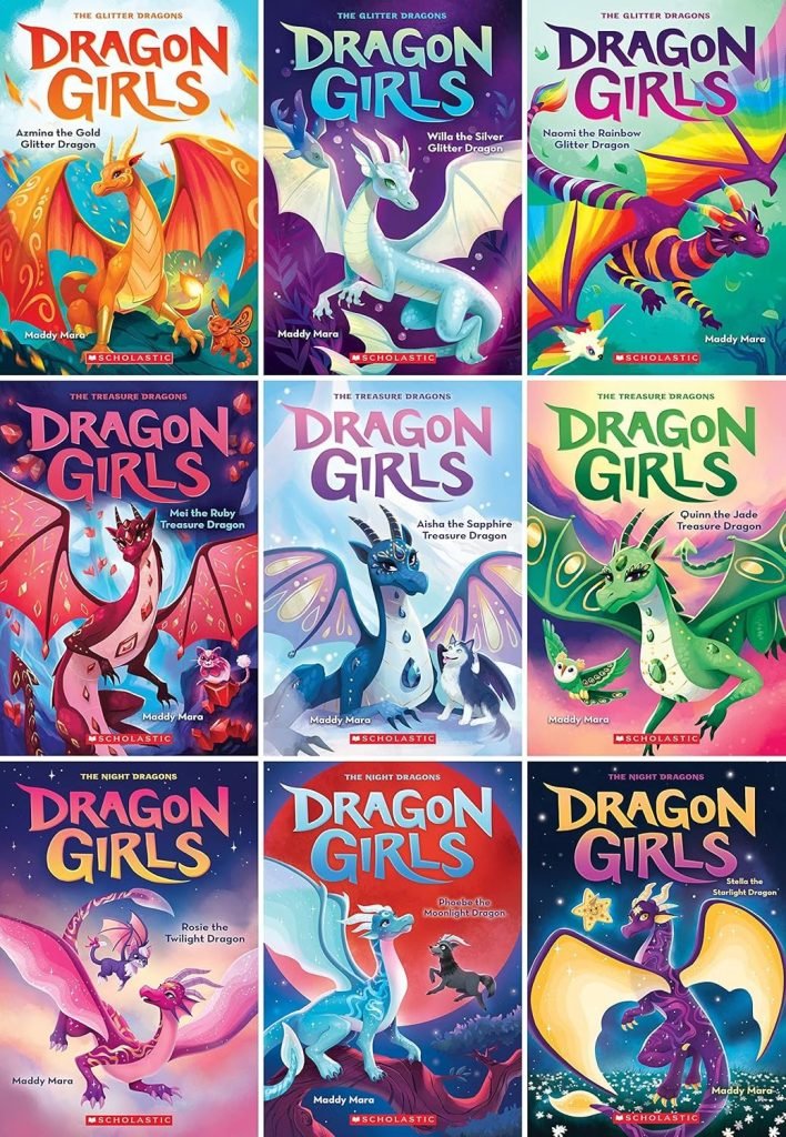 Dragon Girls Series Complete Set, Books 1-9