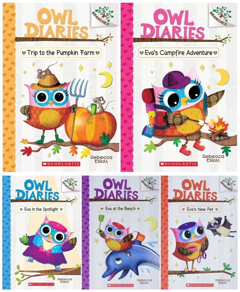 Owl Diaries Branch Books Set, Books 11-15