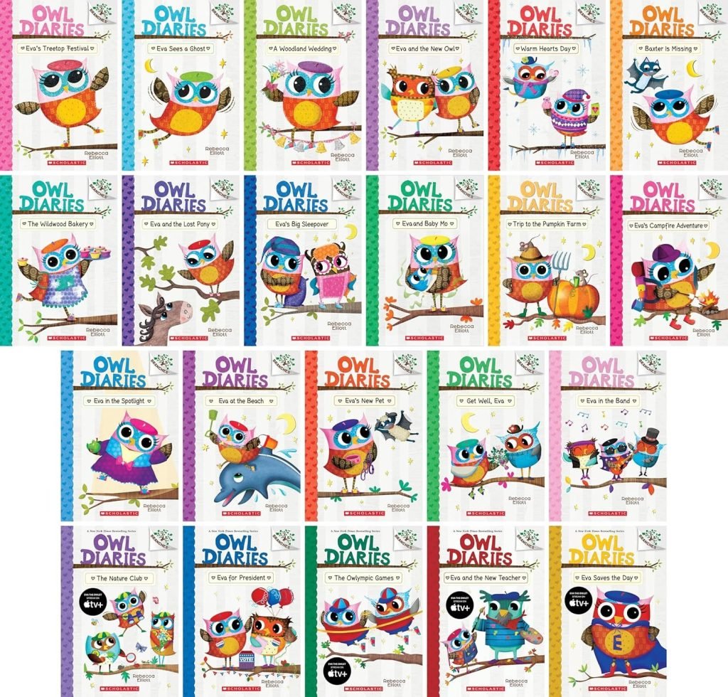Owl Diaries Complete Set, Books 1-21