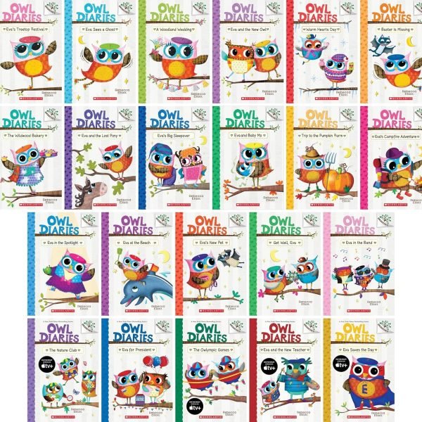 Owl Diaries Complete Set, Books 1-21