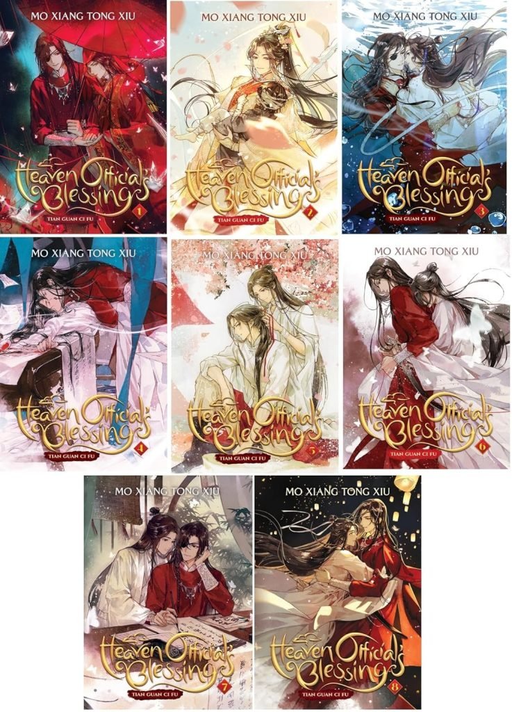 Heaven Official’s Blessing Novel Set, Vol. 1-8 by Mo Xiang Tong Xiu