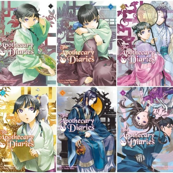 The Apothecary Diaries (Light Novel) Series 6-Book Collection Set (Books 1 to 6)