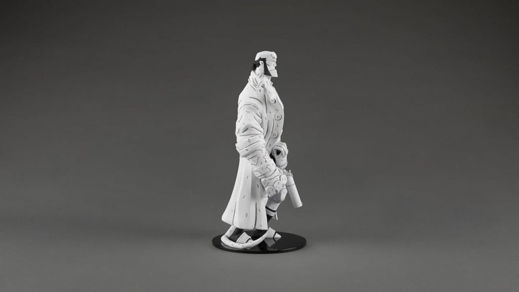 Dark Horse Hellboy 30th Anniversary Black & White Variant Vinyl Figure